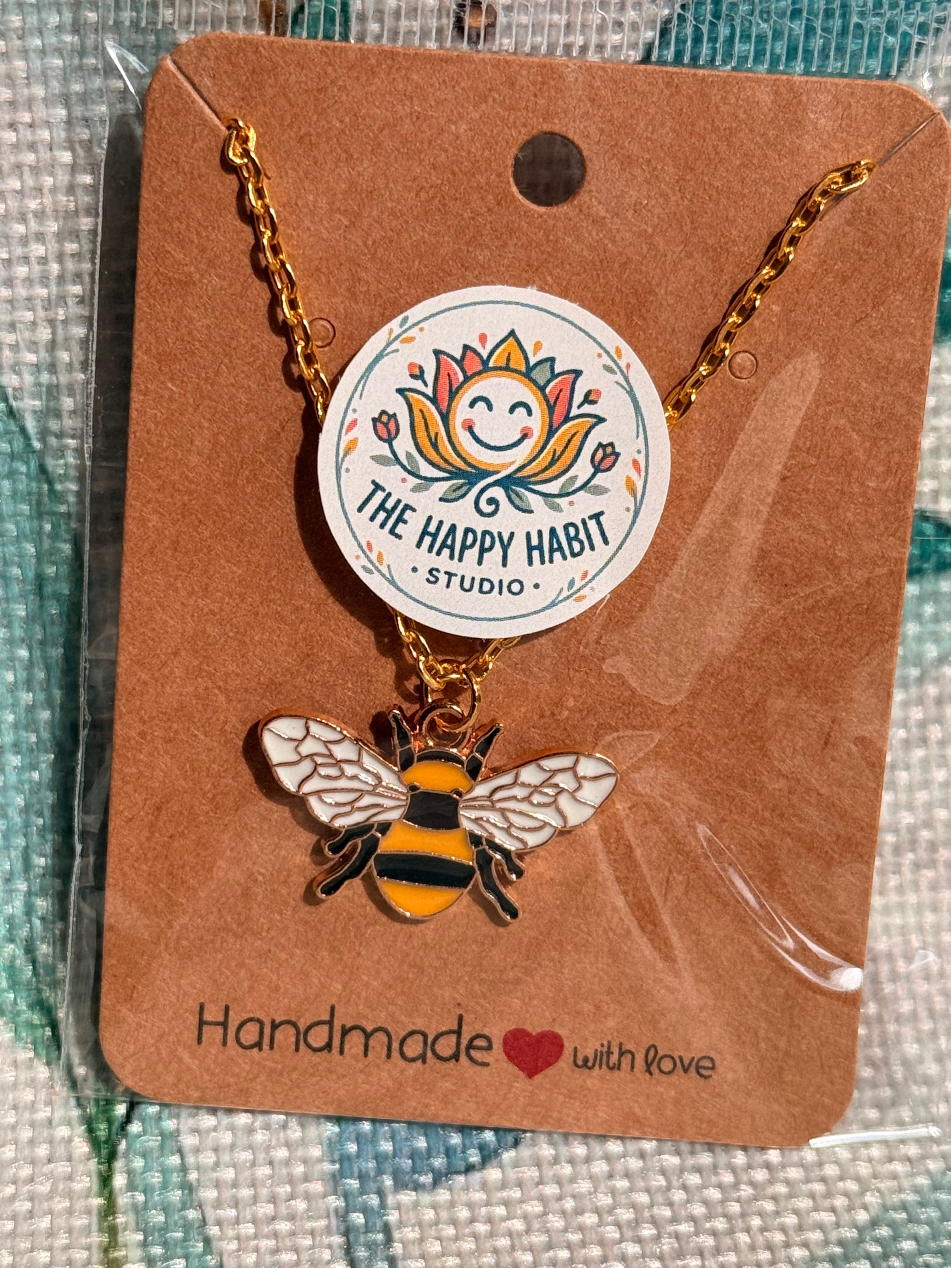 Bee Pendant Necklace