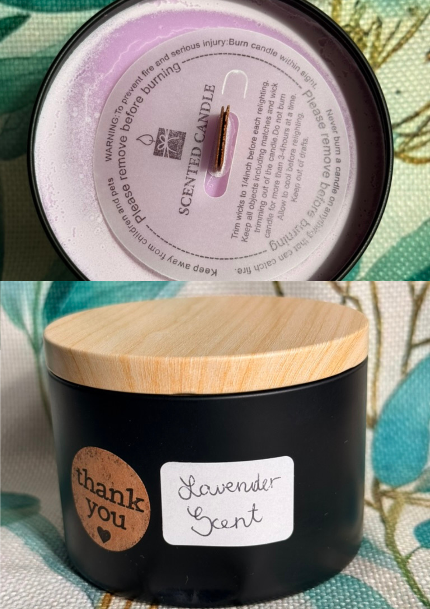 Assorted Large Soy Bean wax Candles