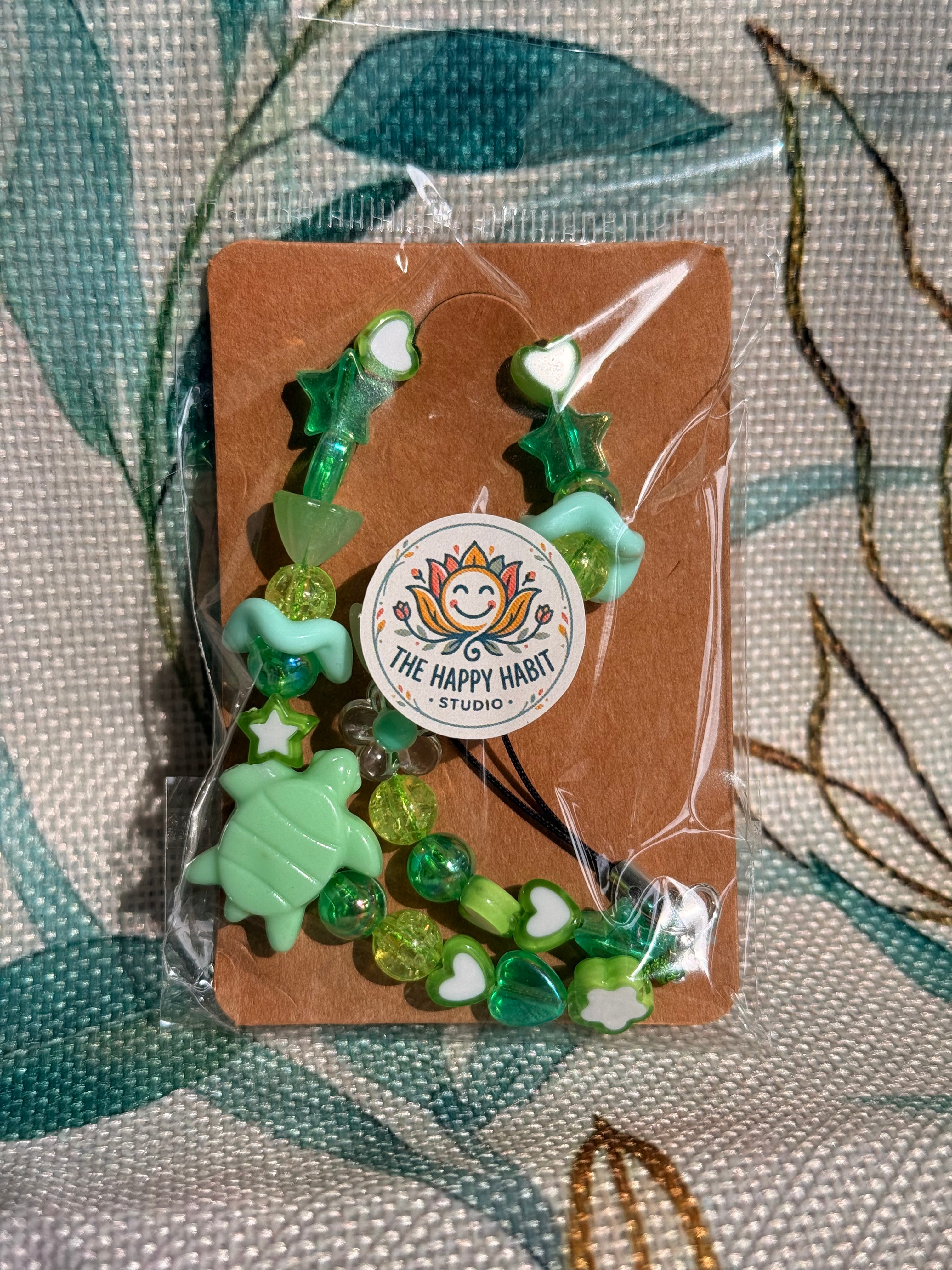 Light Green Phone Charm