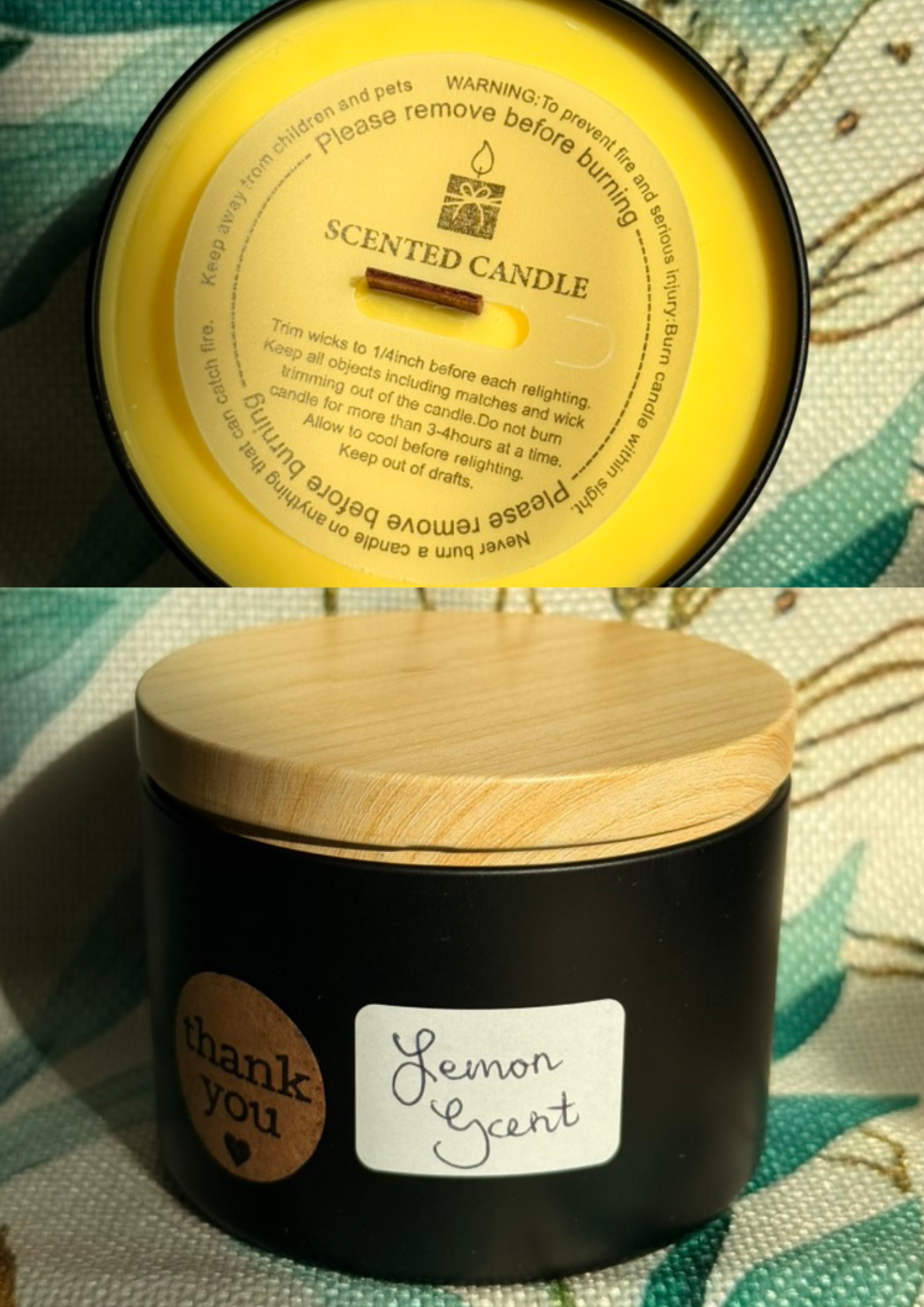 Assorted Large Soy Bean wax Candles
