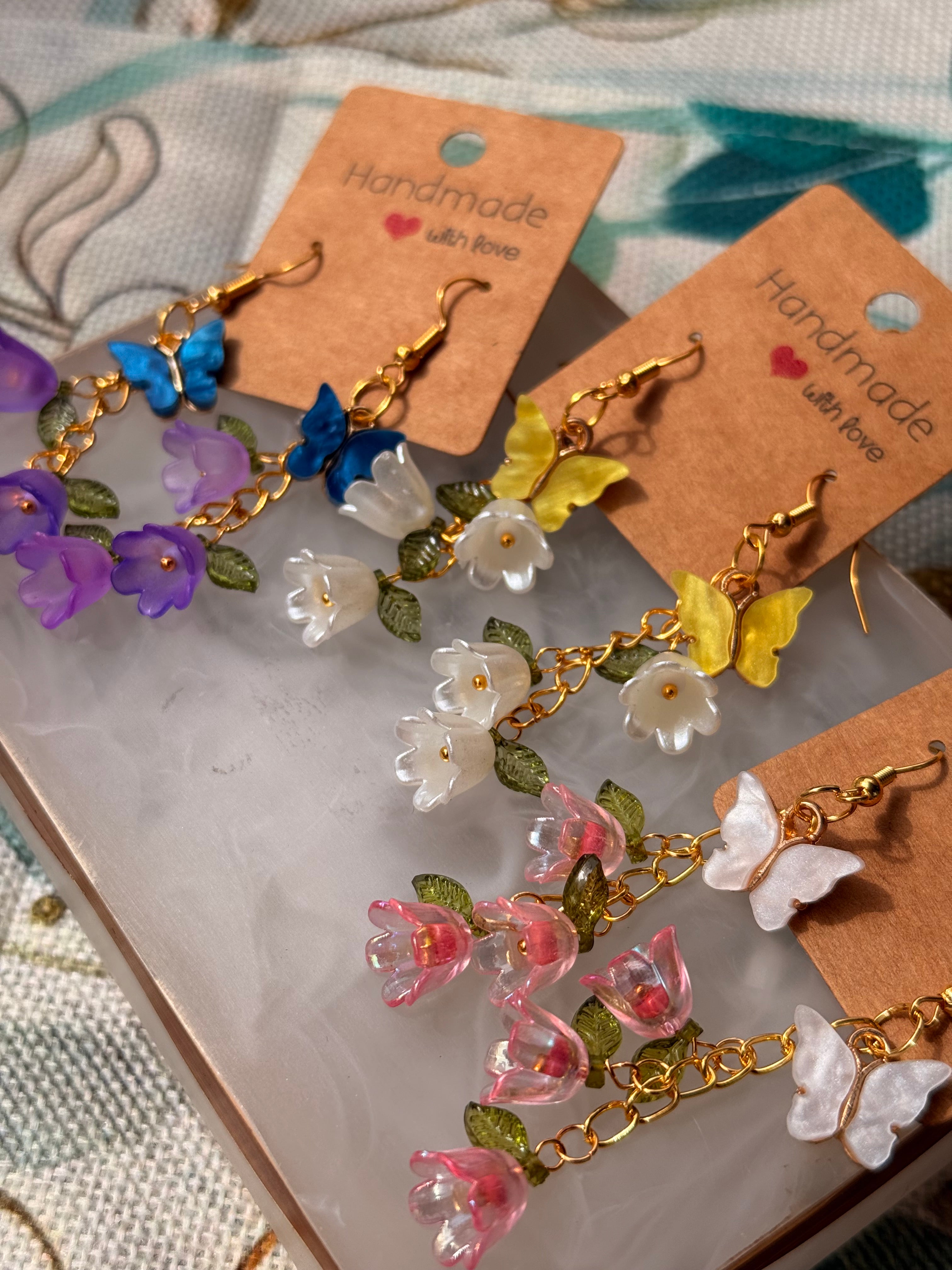 "Spring and Summer" Collection - Butterfly Earrings
