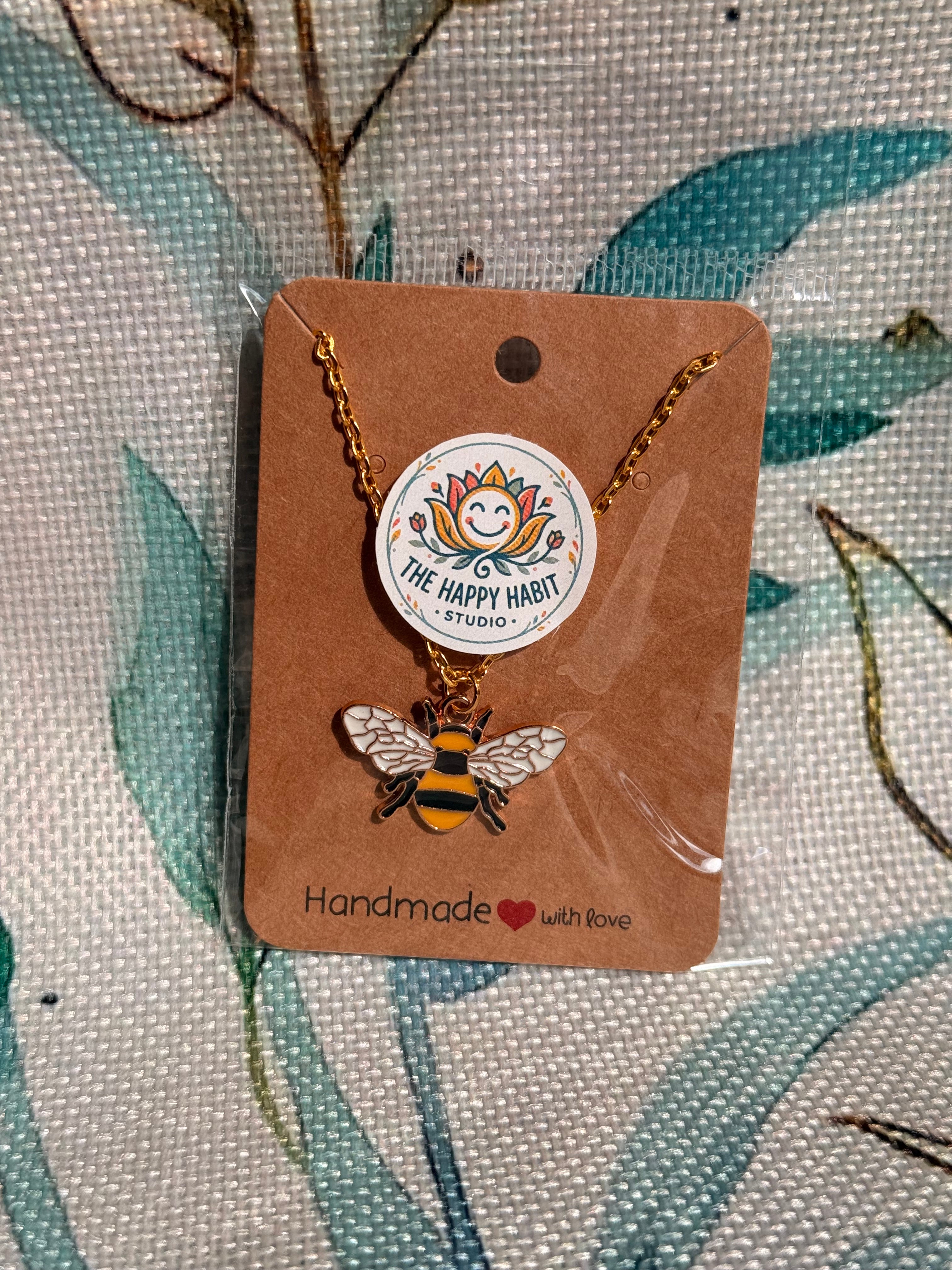 Bee Pendant Necklace