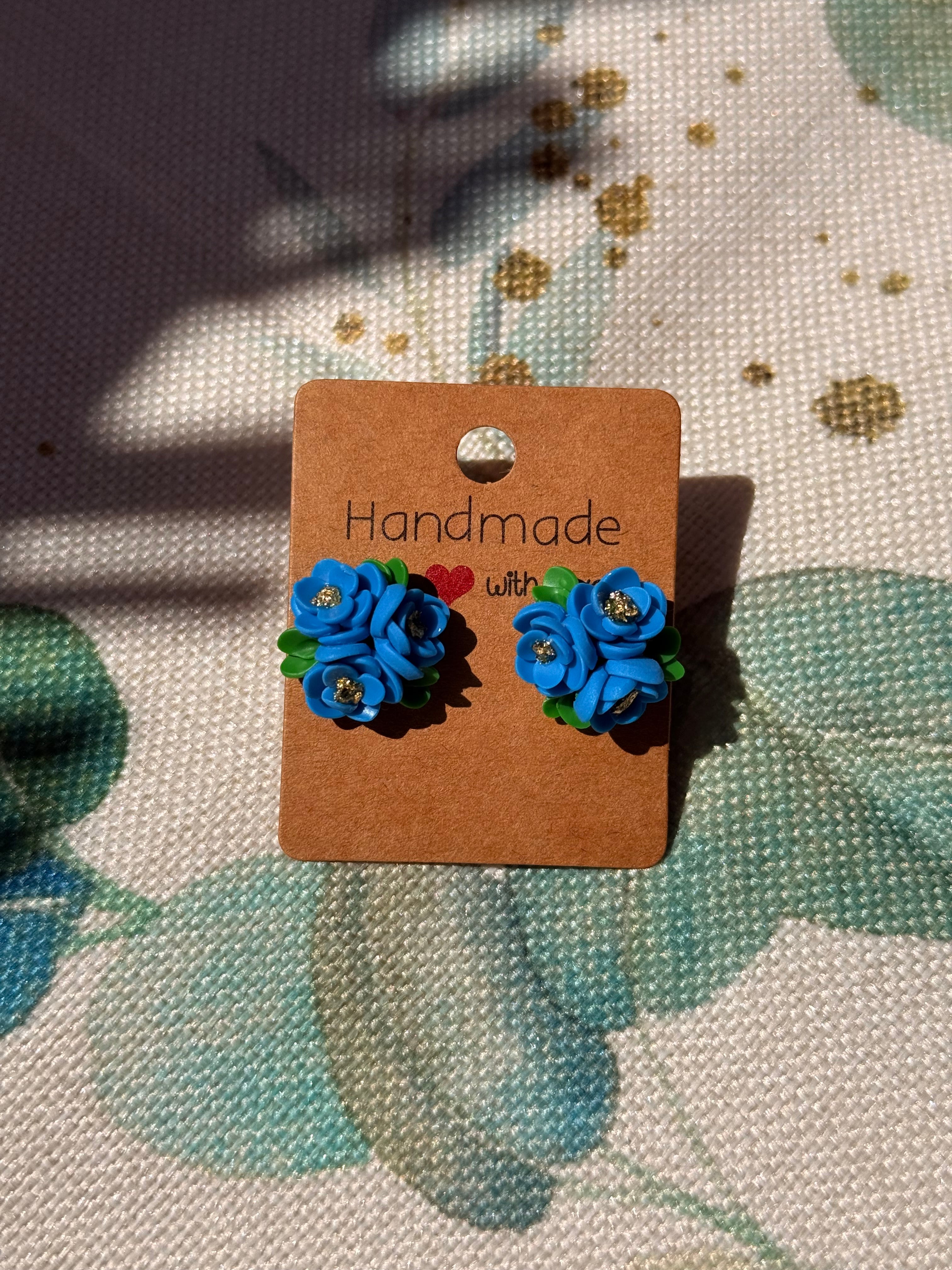 "Alice" - Flower Studs