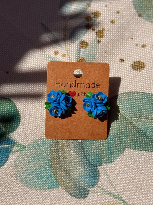 "Alice" - Flower Studs