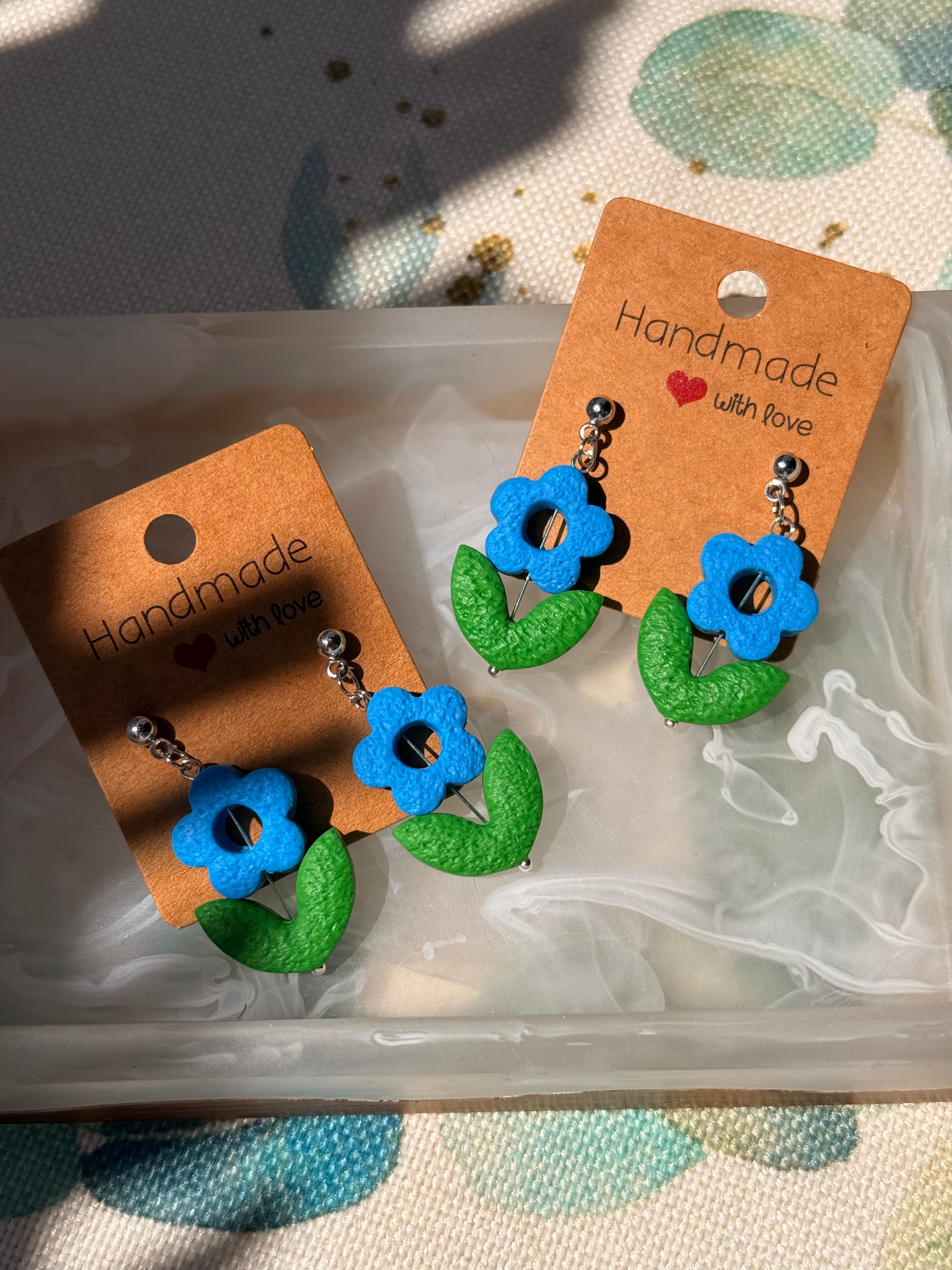 "Alice" - Flower Dangles