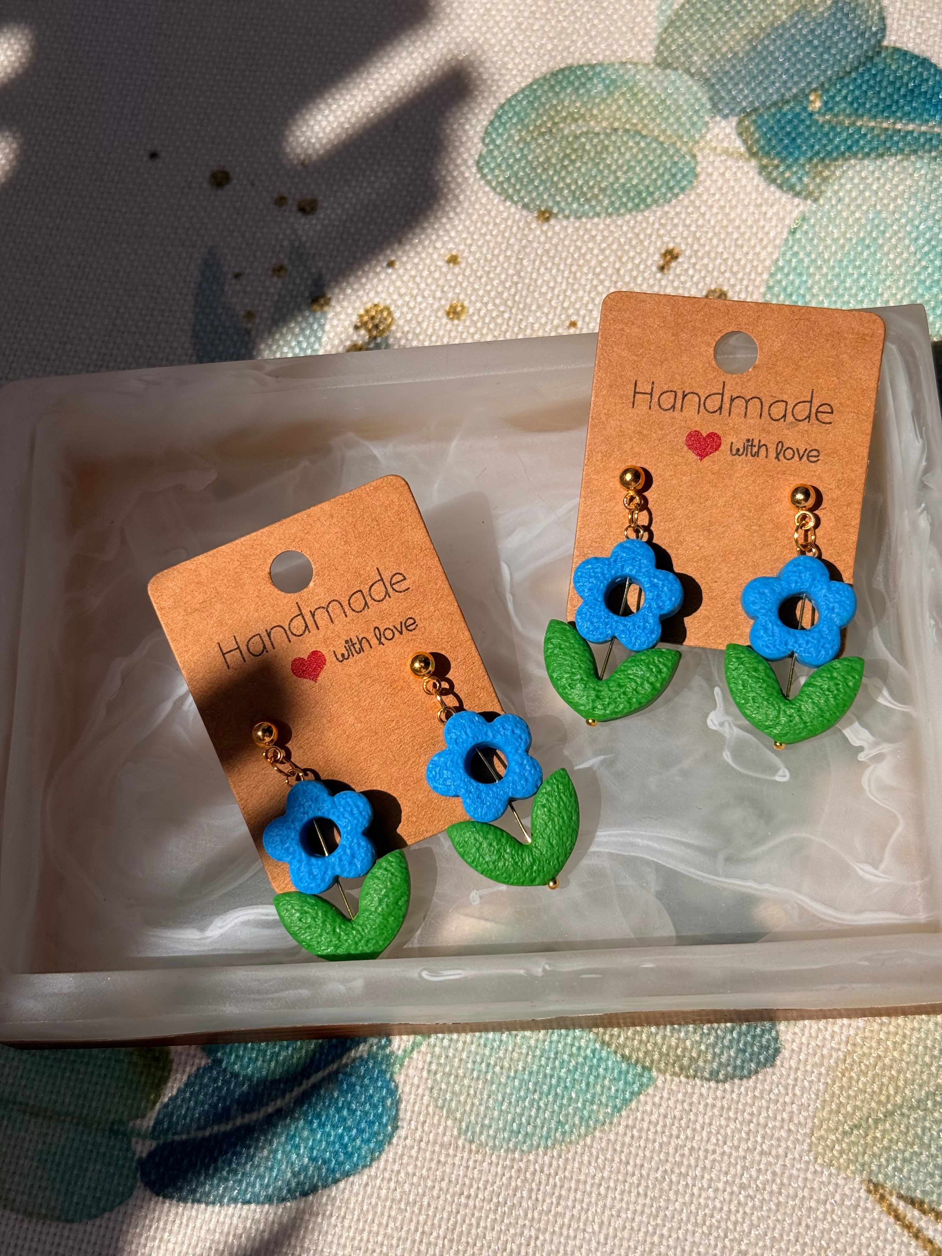 "Alice" - Flower Dangles