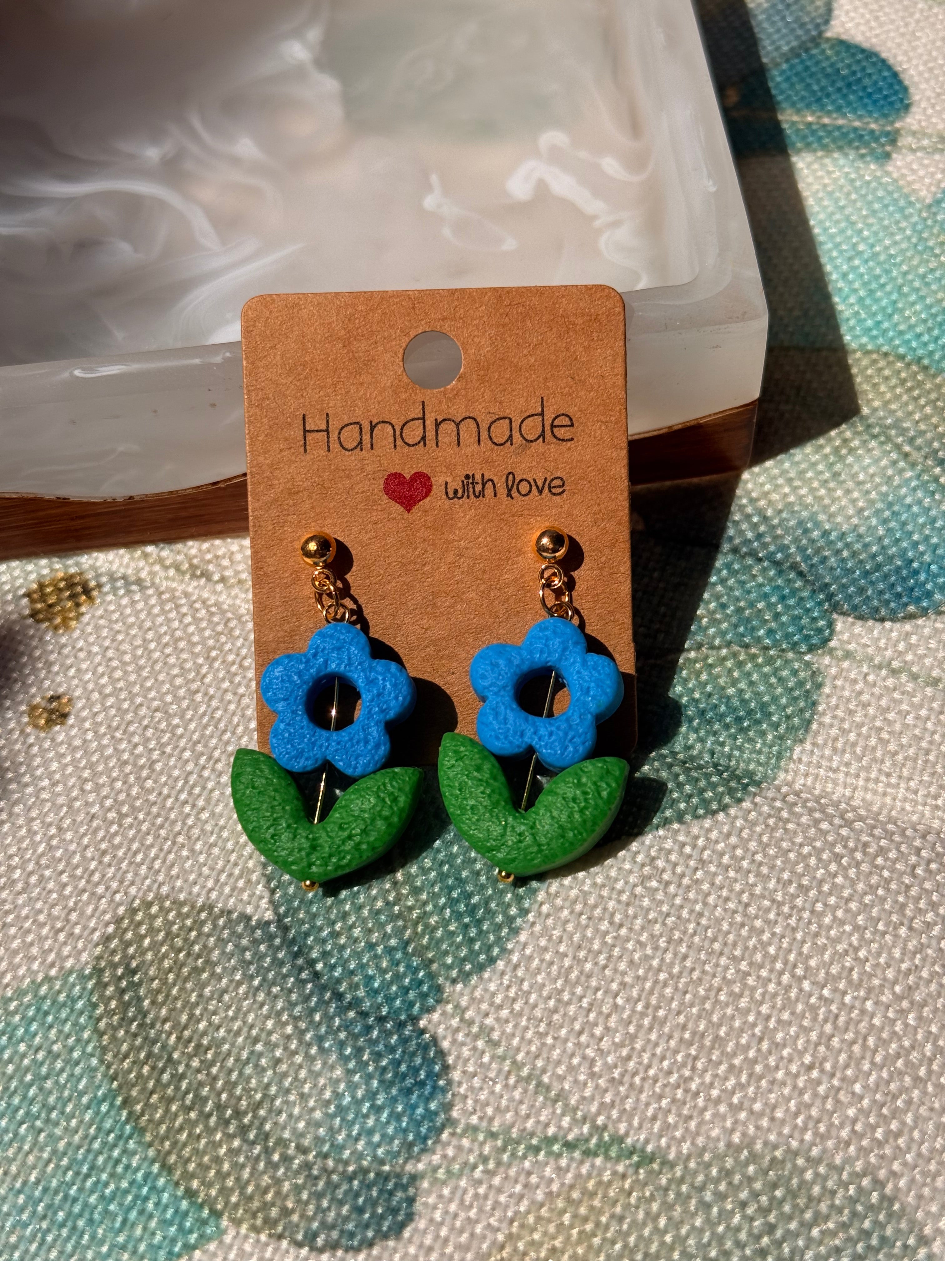 "Alice" - Flower Dangles