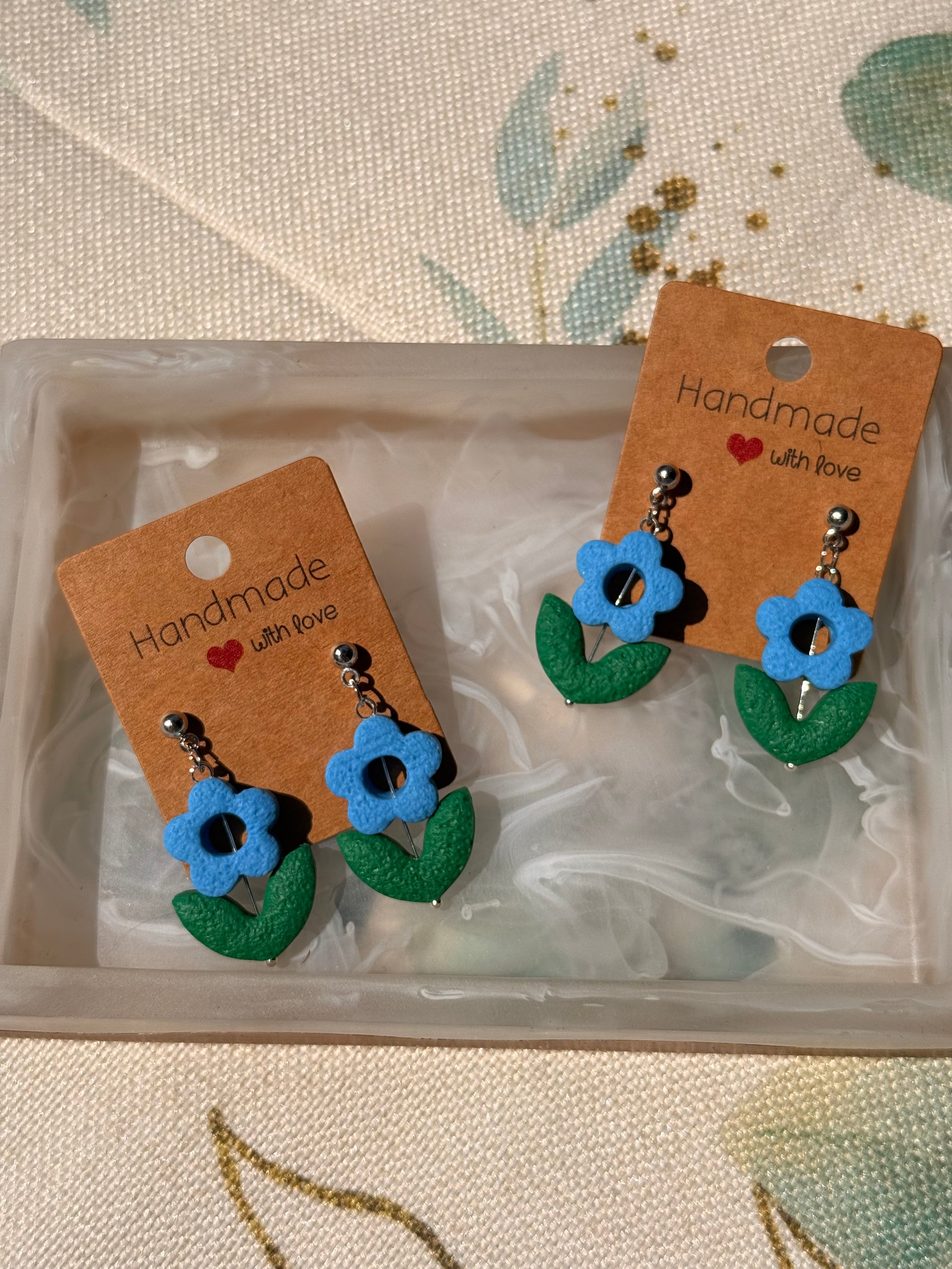 "Azure" - Flower Dangles