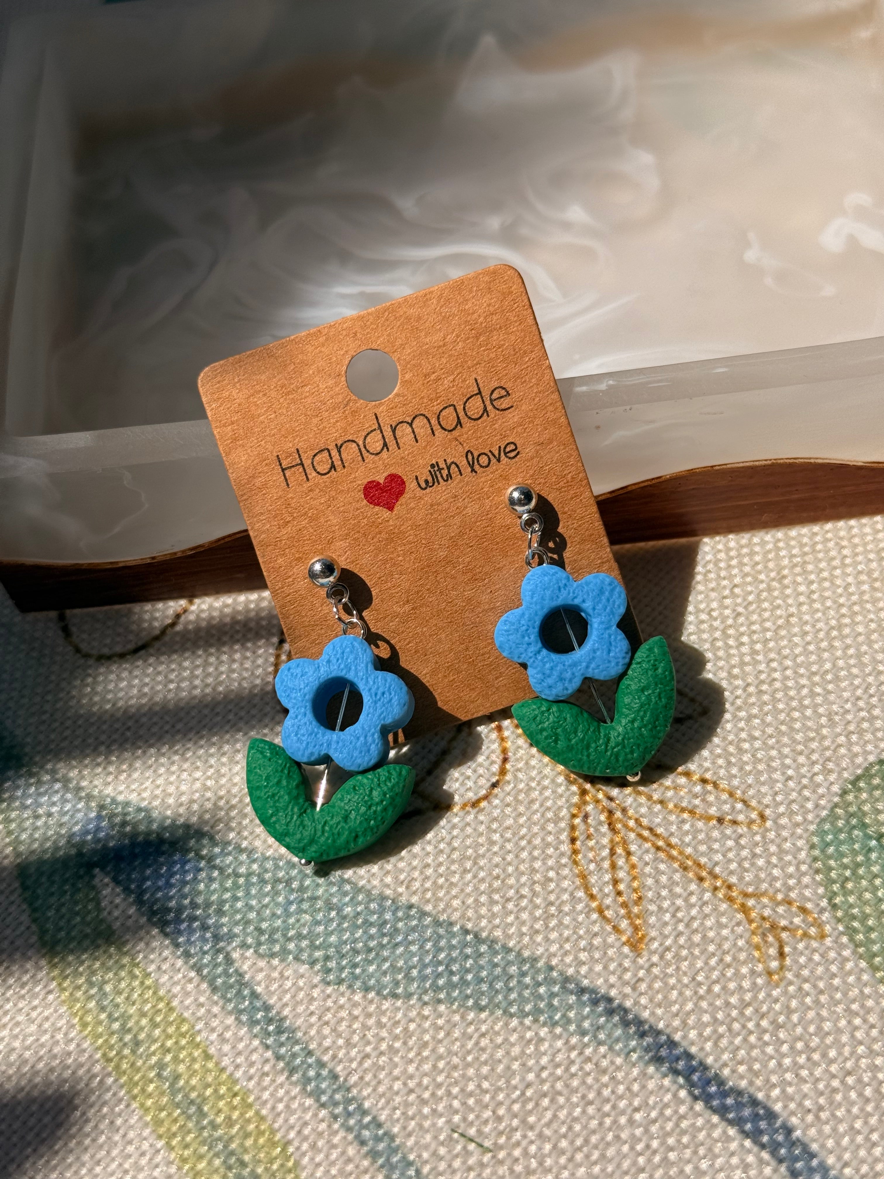 "Azure" - Flower Dangles