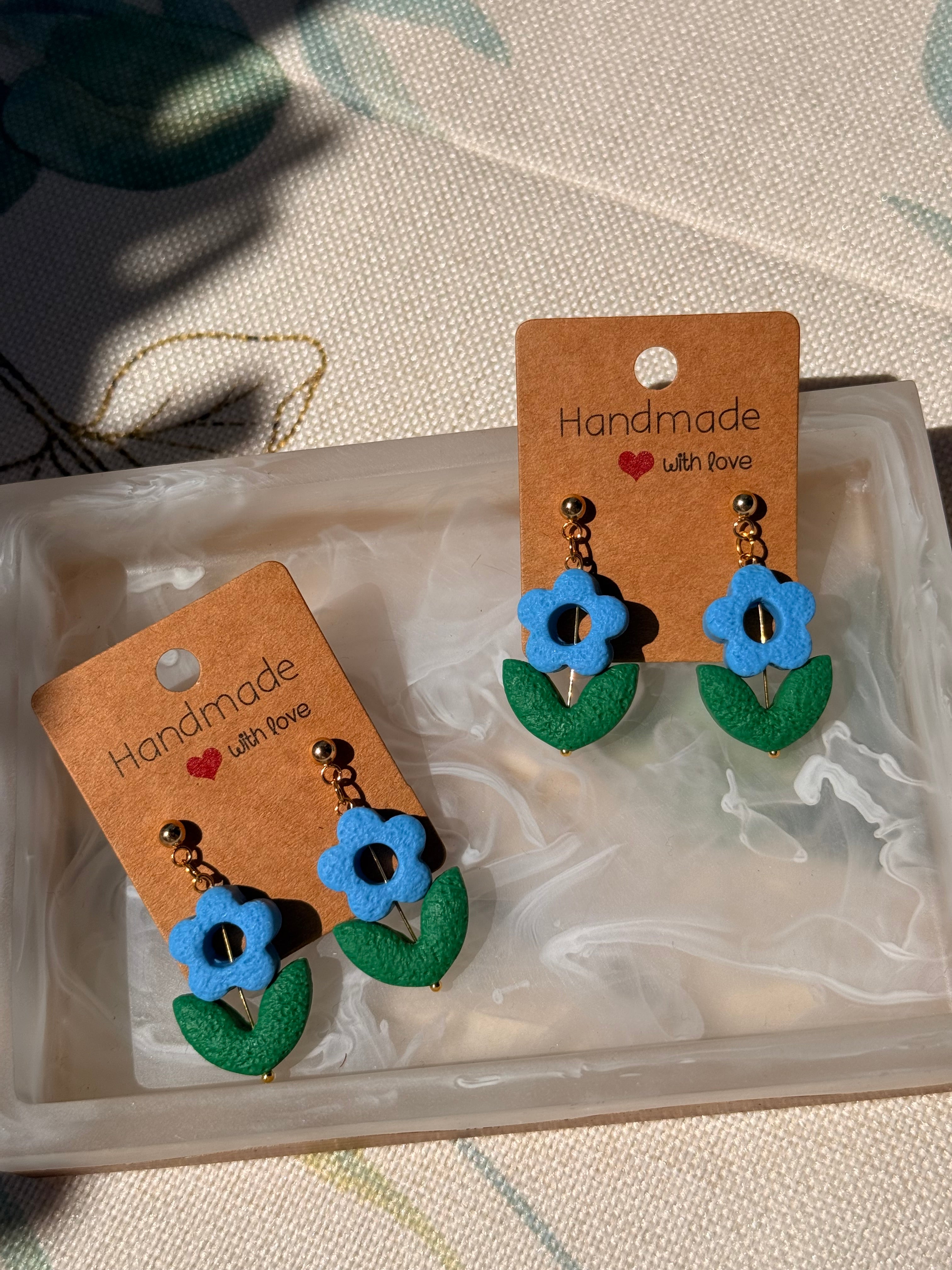 "Azure" - Flower Dangles