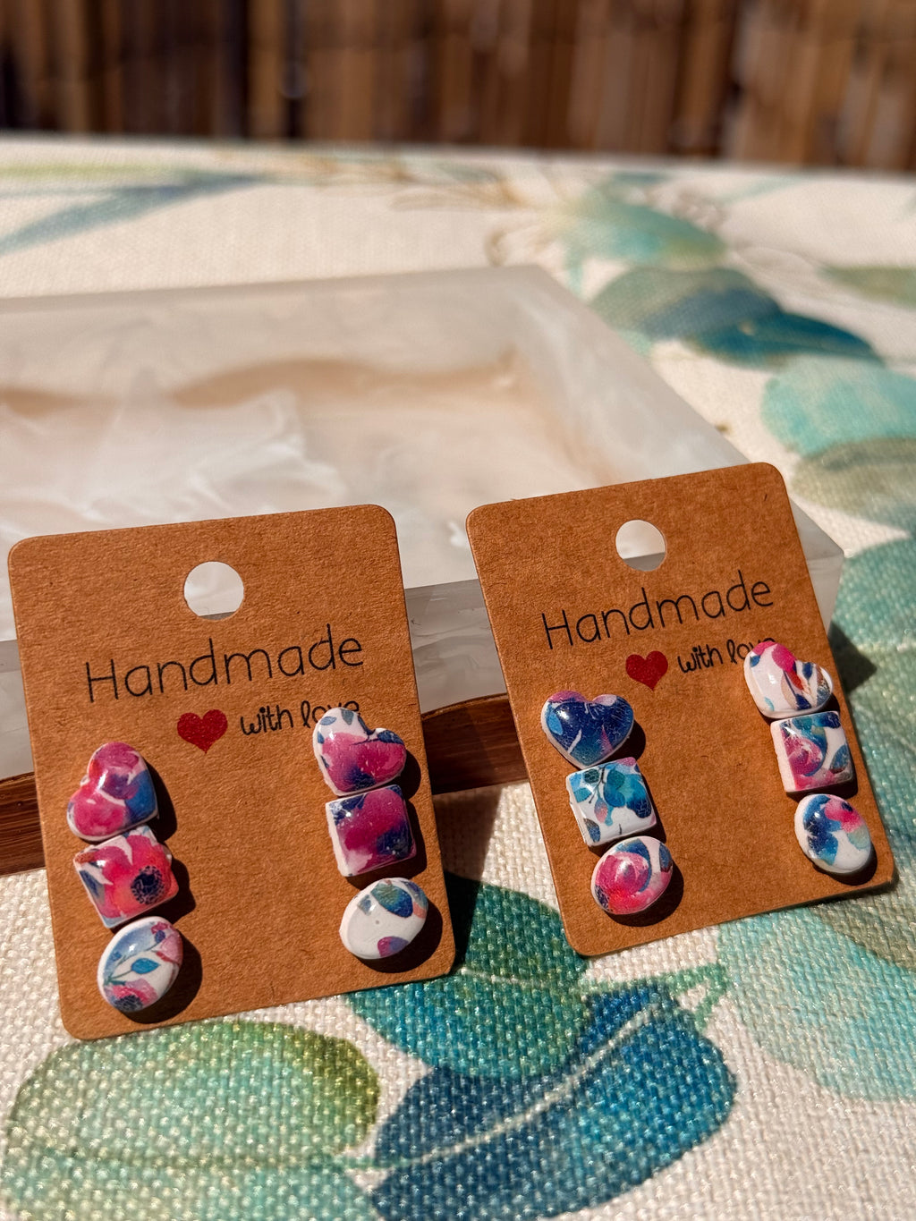 "April" - Water Transfer Mini Studs