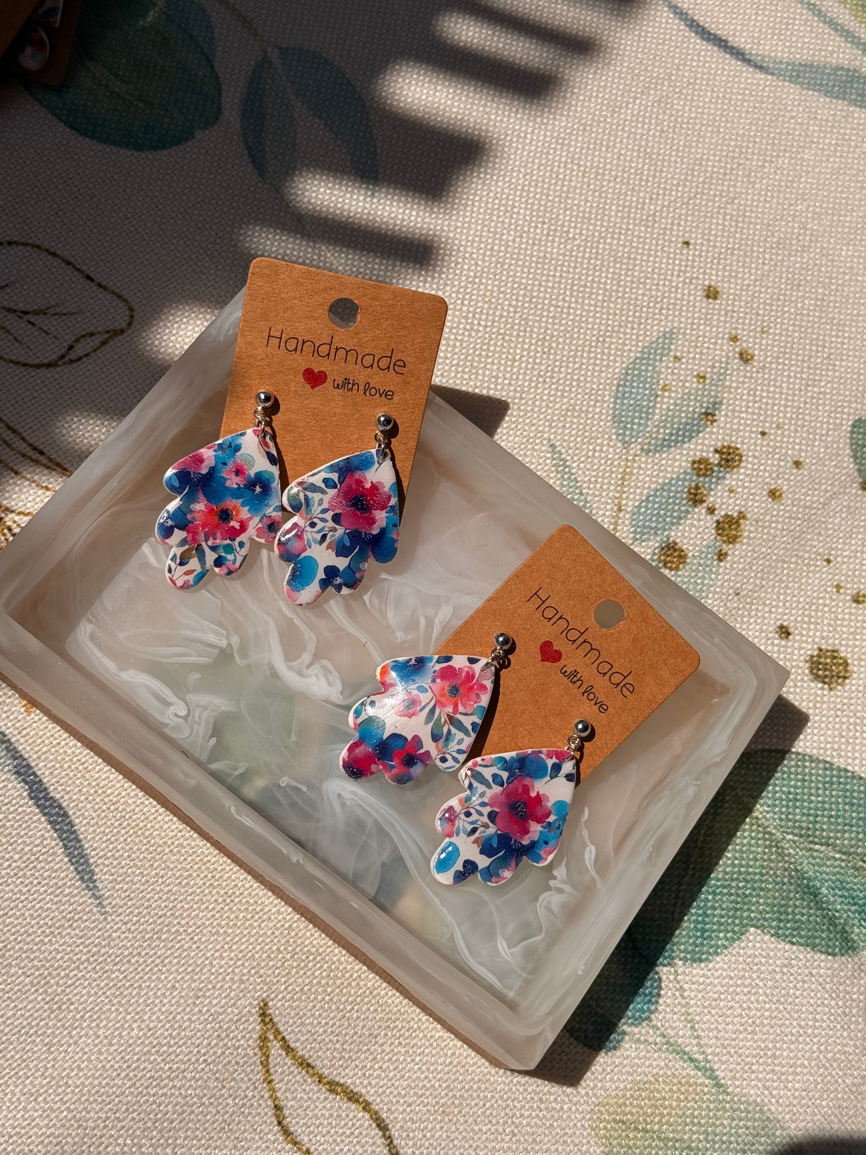 "April" - Water Transfer Dangle