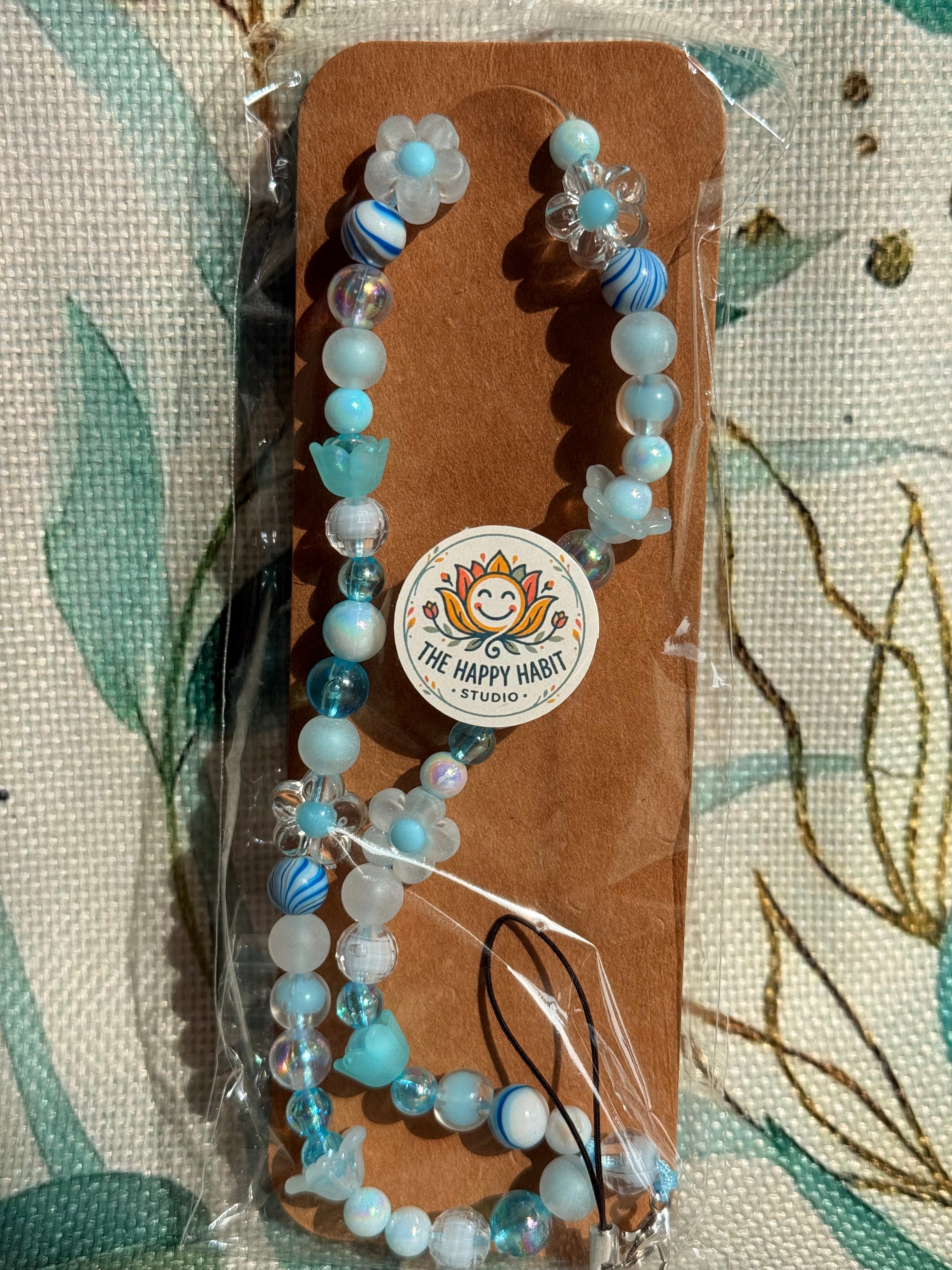 Blue Phone Charms