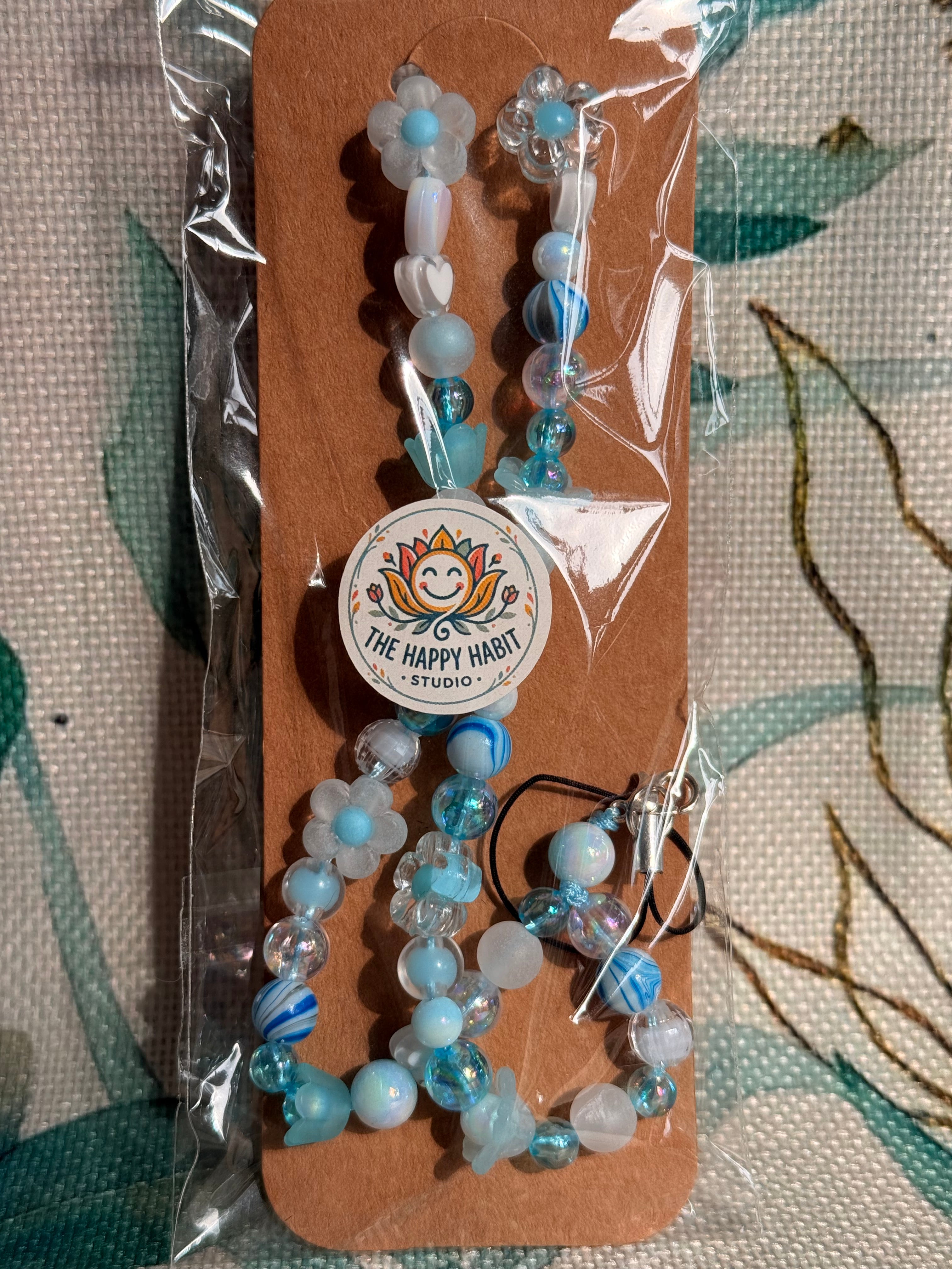 Blue Phone Charms